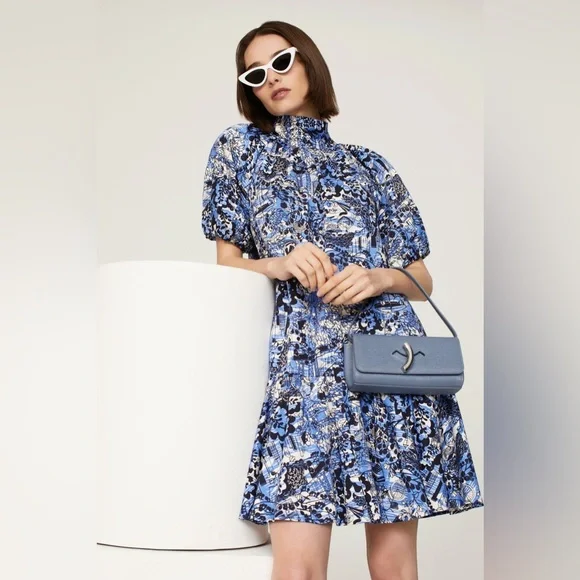 Kate Spade Blue and Black Mini Dress - Picture 2 of 9